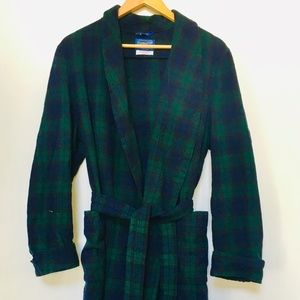 Pendleton black watch tartan lounge robe